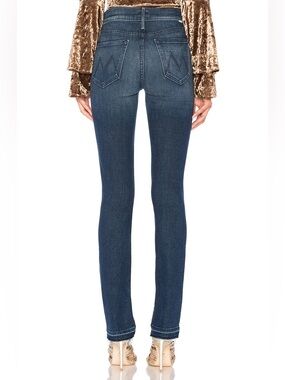 MOTHER Women’s Dark Indigo Straight Jeans